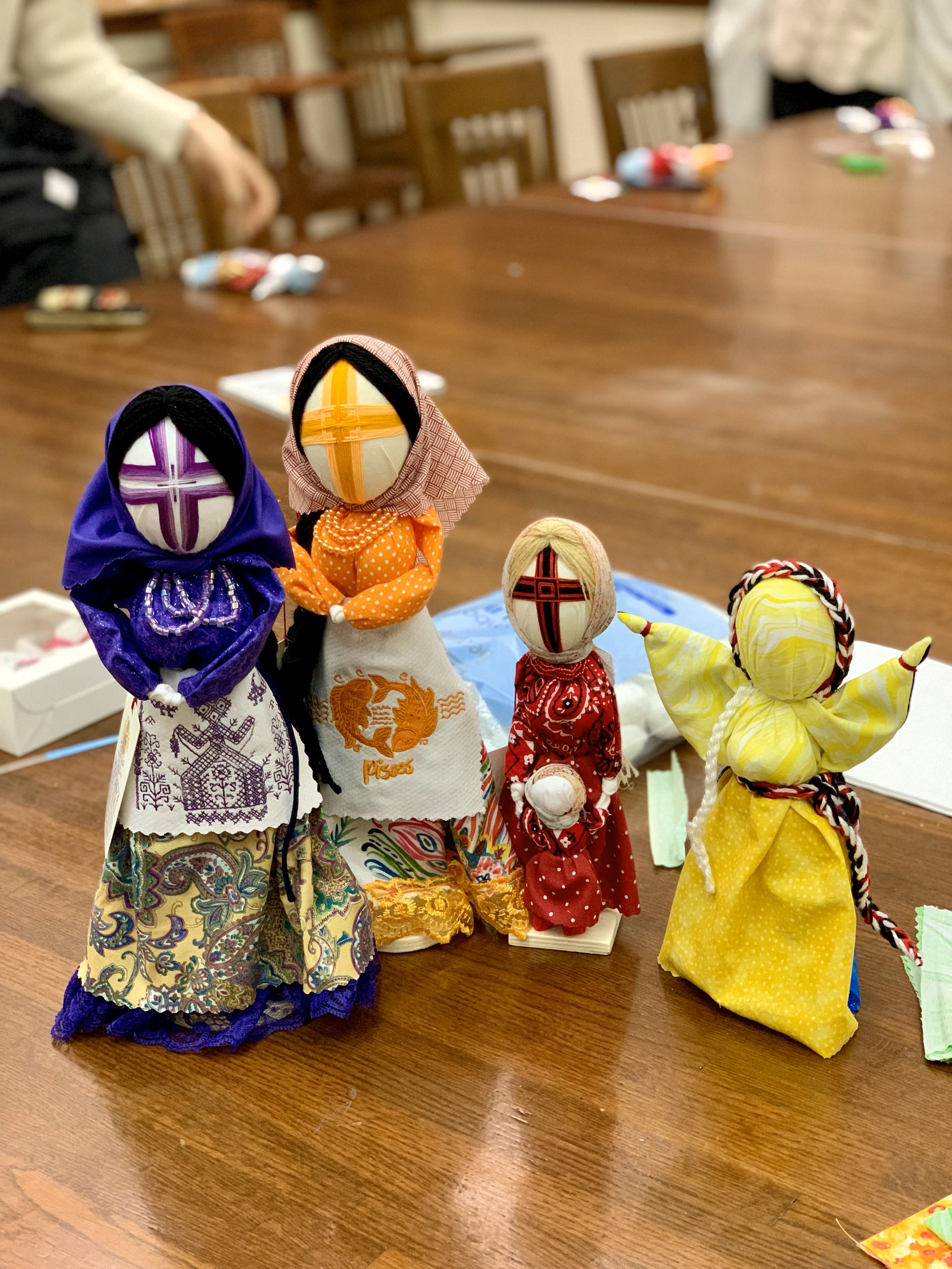 Handmade Ukrainian dolls.