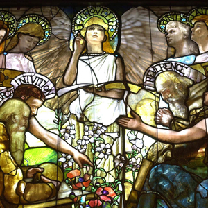 Detail of the Mary Hartwell Lusk Memorial Window