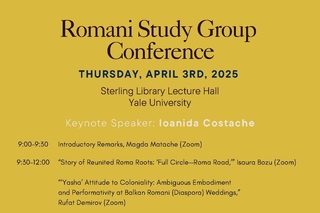 Romani Study Group Conference Poster