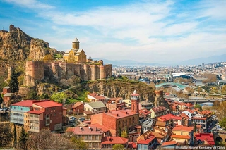 city scape of Tbilisi